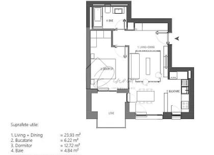 Apartament 2 camere Avalon Pipera I parcare I Mobilat & Utilat I COM0%