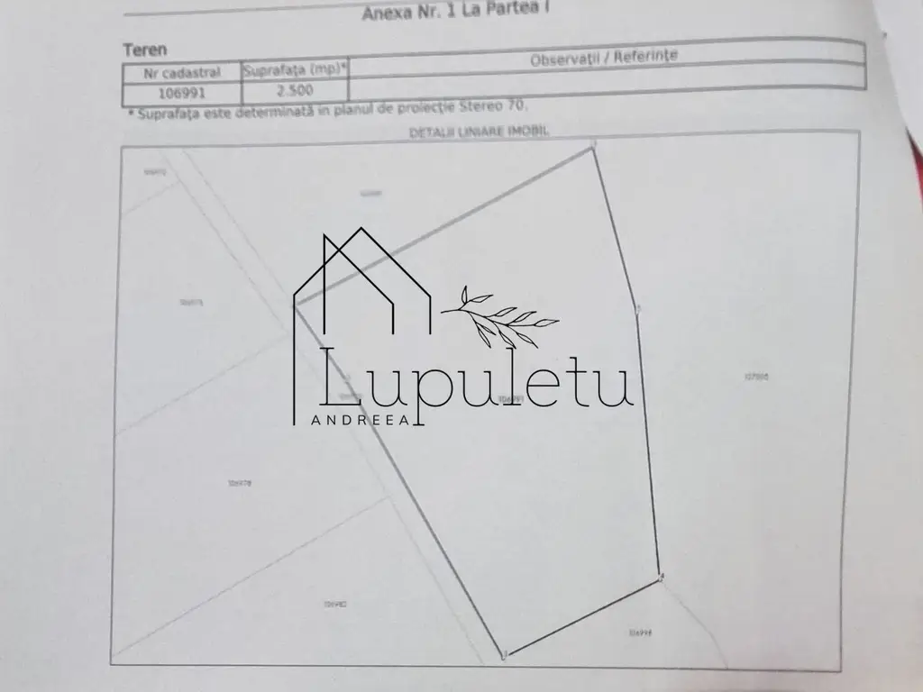 Teren Extravilan de Vânzare – 2.500 mp | Hamba | Zonă în Dezvoltare