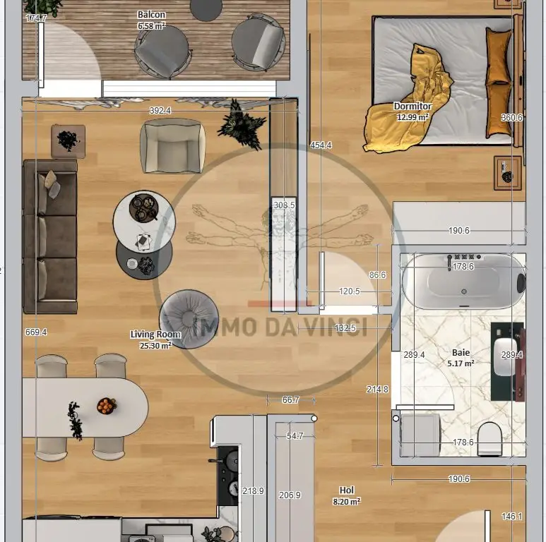 Apartament de vanzare 2 camere 57mp 2550 EUR-MP