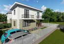 1/2 Duplex Spatios, GIROC. Decorativa la exterior - la gri la interior