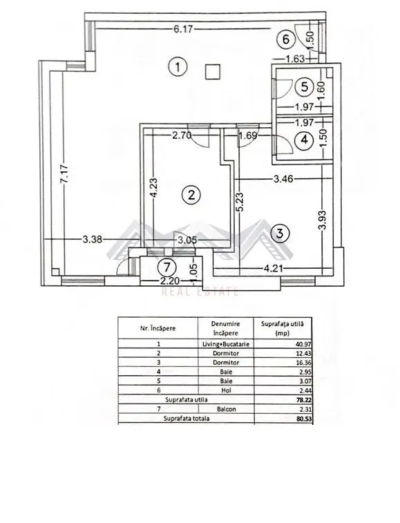 Apartament 3 camere Otopeni ultracentral – de la dezvoltator