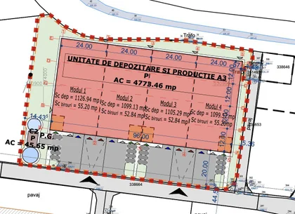4646 mp - Hala industriala de inchiriat in Parc Industrial Arad