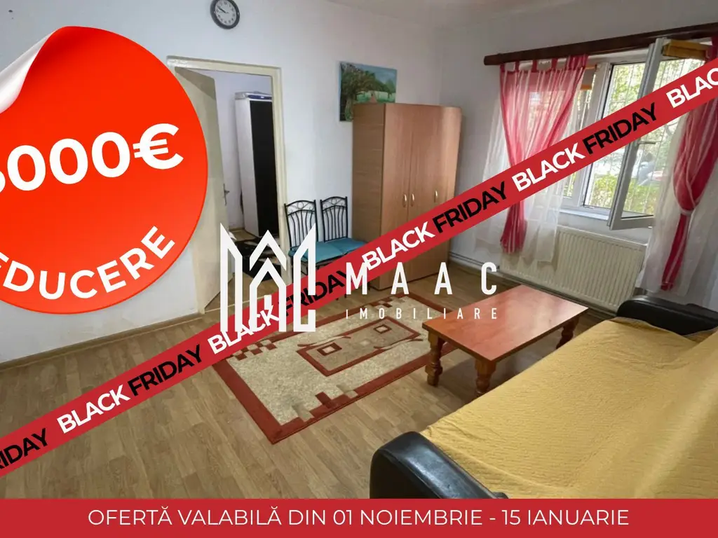 BLACK FRIDAY I Apartament Nedecomandat I 2 Camere I Mobilat I Negoveanu
