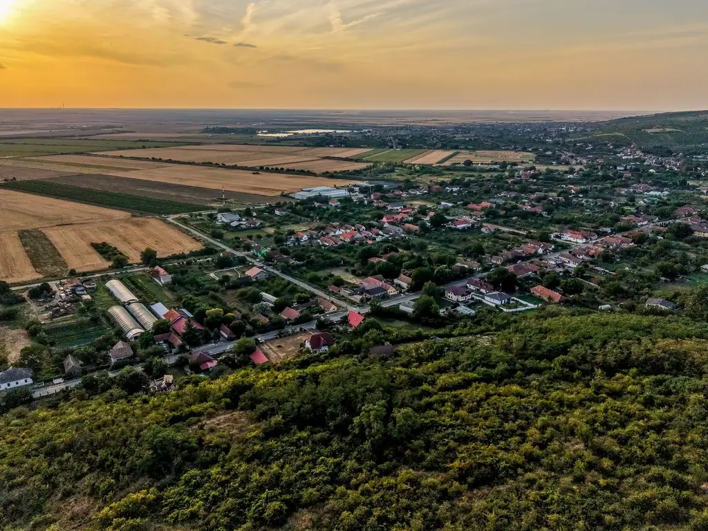 Teren pe deal, 1.150 mp, în Miniș, front 26 m, Drumul Vinului