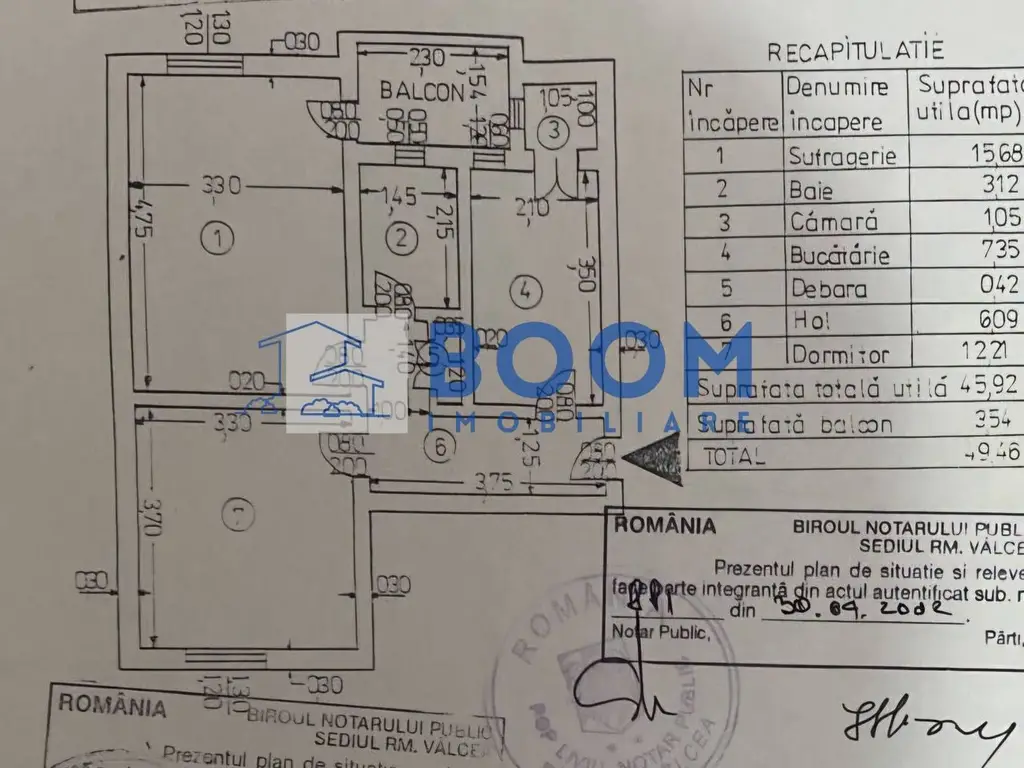Apartament 2 camere Zona Nord | Etaj 1 | Complet mobilat si utilat