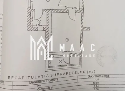 Garsonieră spațioasă de vanzare | centrala proprie | vedere superba.