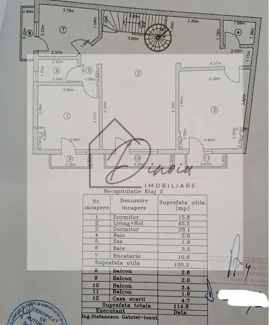 Apartament Penthouse Vatra Luminoasa I 6 camere 225mp I terasa superba