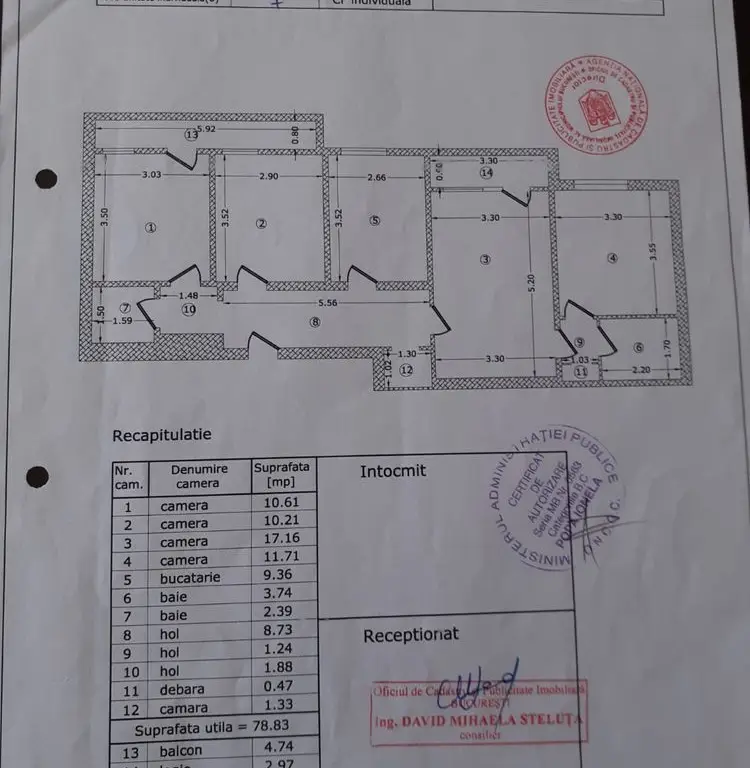 Vand apartament 4 camere Drumul Taberei