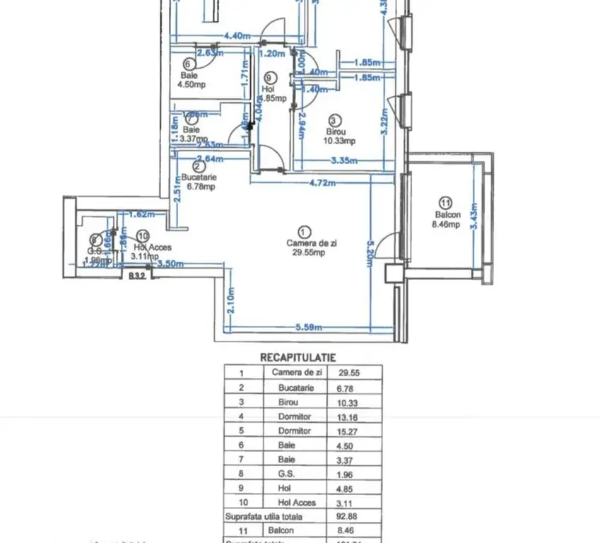 Apartament premium 4 camere Complex Triana Pipera