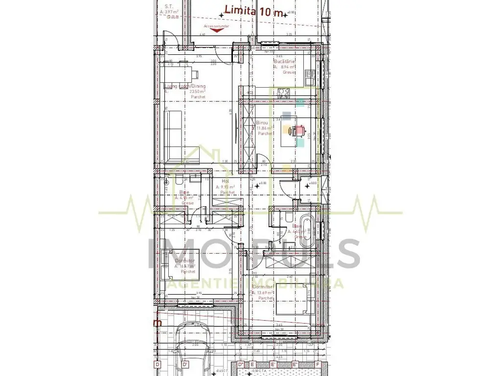 Duplex pe parter in Sacalaz. Pompe de caldura. Finisaje de top.