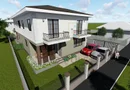1/2 Duplex Spatios, GIROC. Decorativa la exterior - la gri la interior