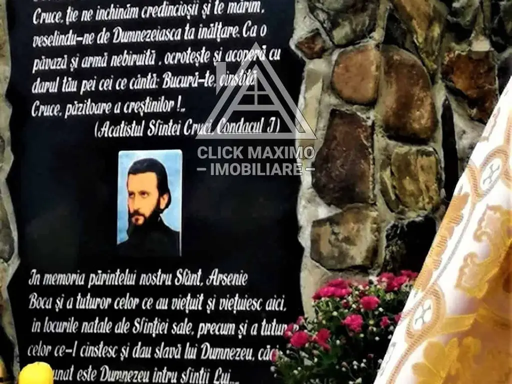 CASĂ și TEREN 85.000 mp – Casa părintească Părintele Arsenie Boca
