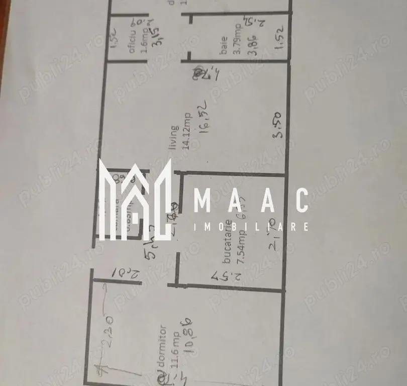 Apartament 3 camere | 60 mp utili | Zona Terezian